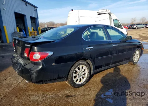 2004 Lexus Es 330 from USA, damaged, VIN JTHBA30G940016156